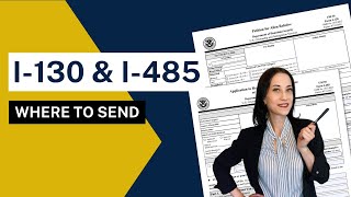 I130 AND I485 FILING ADDRESS  CONCURRENT FILING  Green Card Filing Locations Lockbox Facility [upl. by Drofkcor]