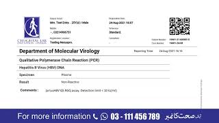 Interpreting HBV DNA PCR Qualitative test [upl. by Floris]