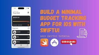 Master Your Finances Build a Minimal Budget Tracking App for iOS with SwiftUI 2023 SwiftUI Tutorial [upl. by Sorrows]