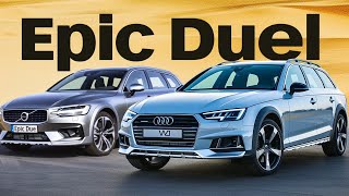 Volvo V60 vs Audi A4 Allroad [upl. by Lynnell]