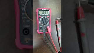 Checking probesContinuity with Plusivo Digital Multimeter [upl. by Anawd776]