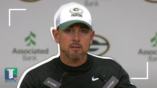 Matt LaFleur PRAISES Jordan Love Josh Jacobs amp Tucker Kraft after Packers BEAT Dolphins [upl. by Tamer113]