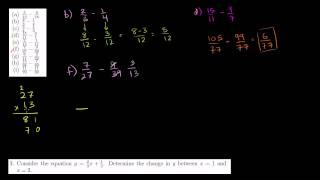 Subraction of Rational Numbers [upl. by Atteuqnas]