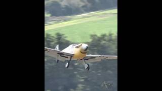 Messerschmitt Bf109 quotBuchonquot hard landing aircraft landing luftwaffe avgeek [upl. by Aicarg]