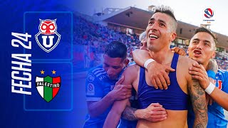 Universidad de Chile 10 Palestino  CampeonatoItaú 2024  Fecha 24 [upl. by Selassie]