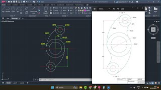 Tutorial AutoCAD Mechanical 2024 pemula [upl. by Einolem]