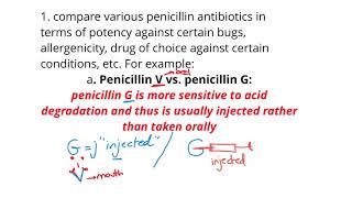 Mnemonic for penicillin V vs Penicillin G [upl. by Elison]