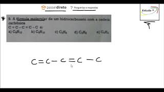 Fórmula Molecular e fórmula estrutural de um hidrocarboneto [upl. by Hanzelin296]