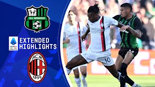 Sassuolo vs AC Milan Extended Highlights  Serie A  CBS Sports Golazo [upl. by Garbers691]