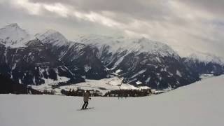 Neukirchen am Großvenediger  Bramberg Piste 6a Wildkogelbahn Berg  Gensbichlalm [upl. by Taite]