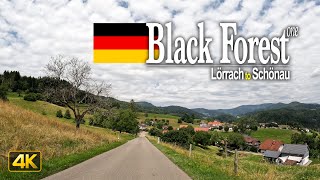 Black ForestSchwarzwald Germany 🇩🇪 Driving from Lörrach to Schönau im Schwarzwald [upl. by Asum481]