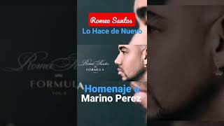 Romeo Santos homenaje a marino Perez [upl. by Niuqram]