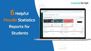 6 Helpful Moodle Statistics Reports for Students on LearnerScript  Moodle Report Tiles for Students [upl. by Whiting266]