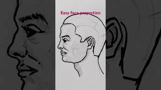 Why Side Profiles Matter A Study of Male Beauty and Character shorts art drawing [upl. by Rolfston890]