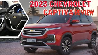 Chevrolet Captiva 2023 Review English  Full Options  Test Drive  Interior  Dubai UAE  Ucars [upl. by Adnamaa]