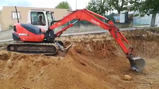 kubota KX080 3 [upl. by Adianes]