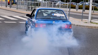 BMW E30 Burnouts amp Slides Compilation 2022 [upl. by Urissa958]