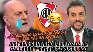 Distasio y Vignolo CONFIRMARON la LLEGADA de Gallardo a River y Horacio Pagani se puso LOCO [upl. by Annawoj]