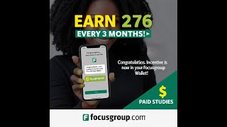 Earn 276 Every 3 Months 💰  FocusGroupcom [upl. by Laertnom]