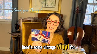 What’s in Betsy’s PO Box Vintage Vinyl Records Thank you Libby and thank you Barry [upl. by Assinna951]