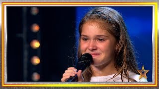 Esta niña tiene problemas de corazón y cantar es su refugio  Audiciones 5  Got Talent España 2019 [upl. by Ardnal]