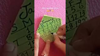 Diy Desk calendar 2024💫🎉💫creative craft diy art calendar shorts viral [upl. by Reuven812]