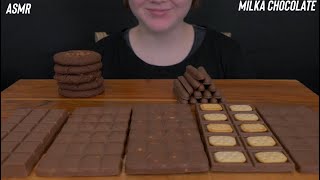 ASMR MILKA CHOCOLATE BARS  MUKBANG  EATING SHOW [upl. by Pugh]