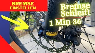 Fahrrad Bremse schleift  DIY Bremse einstellen [upl. by Flanigan]