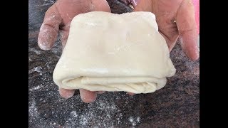 Puff pastry without refrigerator You can make these delicious Flaky amp easy puff pastry in 10 min [upl. by Hollis]