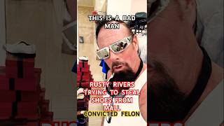 CONVICTED FELON TRYING TO STEAL SHOES FROM MALL shoplifterscaught convictedfelon mgtow [upl. by Sundberg96]