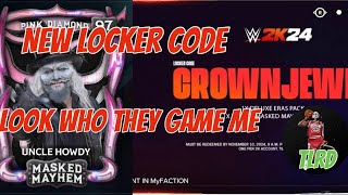 WWE 2K24 new locker codeThis was a good one Uncle Howdy [upl. by Boulanger]