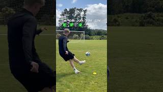 Top bins challenge 👀 football soccer subscribe shorts [upl. by Lorrimer395]