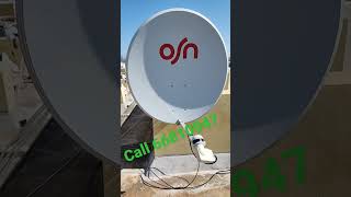 osn installation in qatar dish antenna installation qatar dish installation qatar airtel [upl. by Oigres]