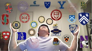 COLLEGE DECISIONS REACTIONS 2023 5 Ivies MIT Stanford JHU Duke NU etc [upl. by Glorianna]