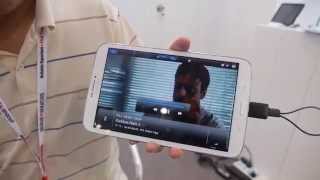 Geniatech PT360 DVBT2 TV on Android Phone and Tablet [upl. by Arikihs]