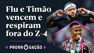 FLUMINENSE BATE O FLAMENGO E RESPIRA NA TABELA TIMÃO GOLEIA E DEPAY MARCA GOLAÇO  PRORROGAÇÃO [upl. by Llertnek]