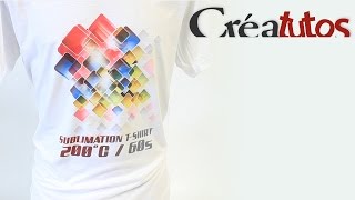 Sublimation  Personnaliser un teeshirt en polyester [upl. by Riek]