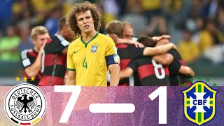 Germany vs Brazil 71 Highlights 2014 World Cup semi final [upl. by Wilbur]