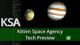 KSA Kitten Space Agency  Jupiter Moon LOD and Earth Preview [upl. by Sontich]