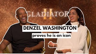 DENZEL GIVES THE BEST ADVICE EVER Gladiator 2  DENZEL WASHINGTON X ZAINAB JIWA [upl. by Babette]