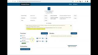 Using the schedule planner to register for courses at the University of Alaska Southeast [upl. by Aynekal42]