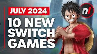 10 Exciting New Games Coming to Nintendo Switch  July 2024 [upl. by Otho]