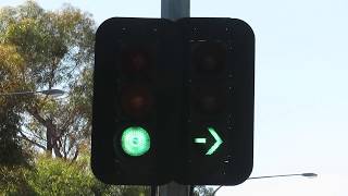 1990s Aldridge Traffic Lights at North East RdTea Tree Plaza northwest entrance intersection [upl. by Warenne]