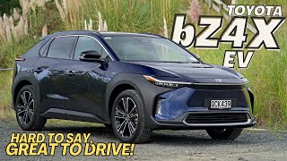 Toyota bZ4X Motion EV full review [upl. by Osnofledi52]