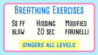 😮💨 Three Breathing Exercise Compilation  Singers All Levels [upl. by Ringsmuth]