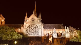 La Cathédrale Notre Dame de Paris by Night 4K [upl. by Annahc180]