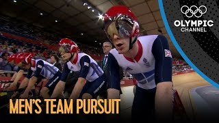 Team GB Set New Team Pursuit World Record  London 2012 Olympics [upl. by Idnem397]