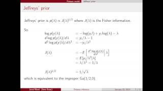 Bayesian inference for Poisson data [upl. by Phelgen442]