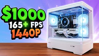 The BEST 1000 Gaming PC Build in 2024 [upl. by Arbba215]