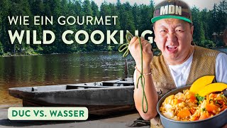 Veganer GemüseReis mit gefiltertem Wasser 🍛  Wie ein Gourmet  Wild Cooking [upl. by Avrit850]